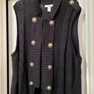 Sleeveless knit vest